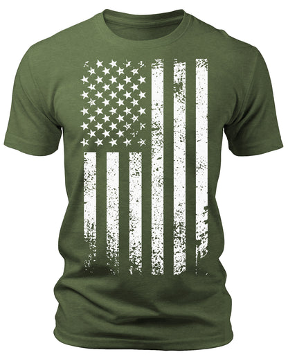 Men's Graphic T Shirts - Patriotic Short Sleeve Crewneck Shirts