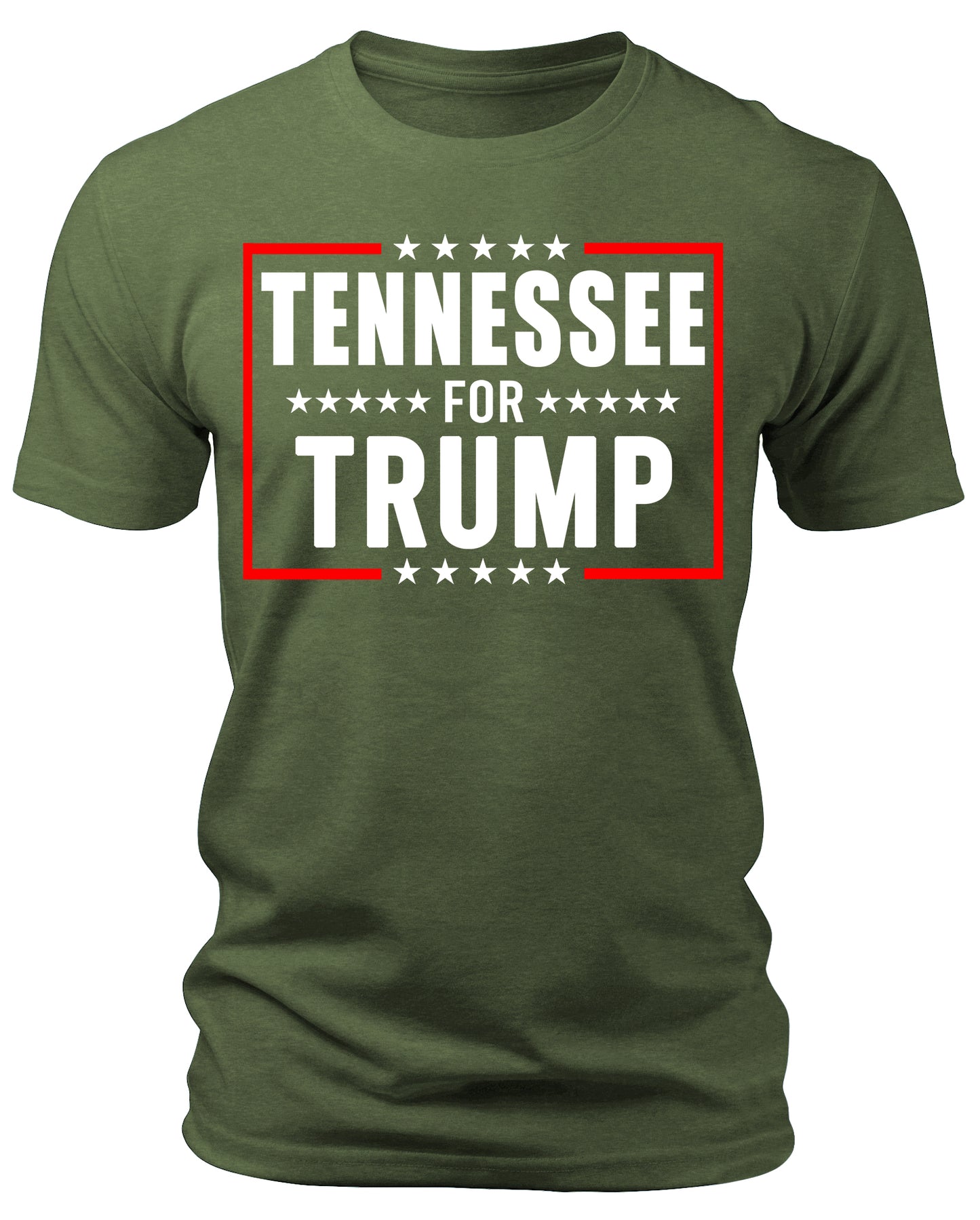 Men's Tennessee for Trump 2024 T-Shirts Short Patriotic Sleeve Crewneck Graphic Tees