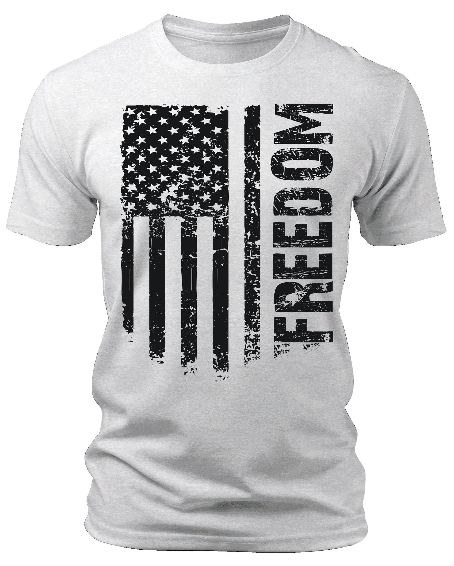 Men's Flag T-Shirts Patriotic Freedom Short Sleeve Crewneck Graphic Tees