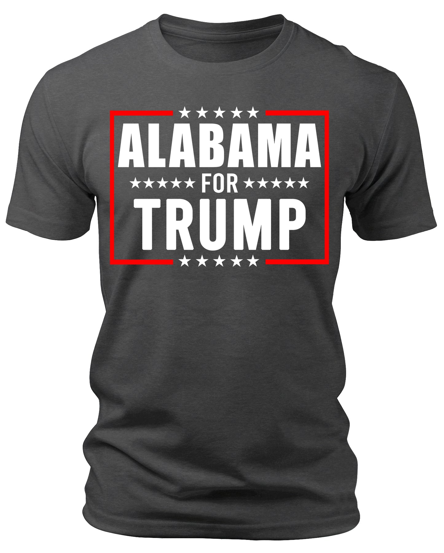 Men's Alabama for Trump 2024 T-Shirts Short Patriotic Sleeve Crewneck Graphic Tees