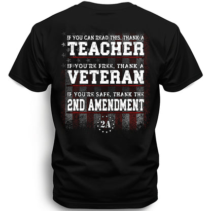 If You're Free 2A Patriotic Graphic Tee