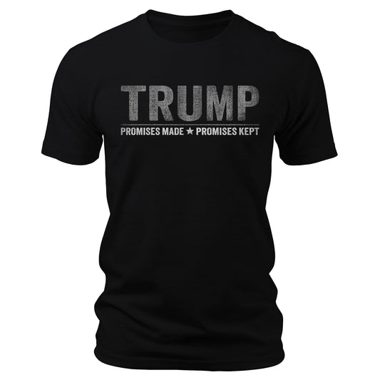 Trump Promises Made Promises Kept Shirt Vintage Patriotic Graphic Tee