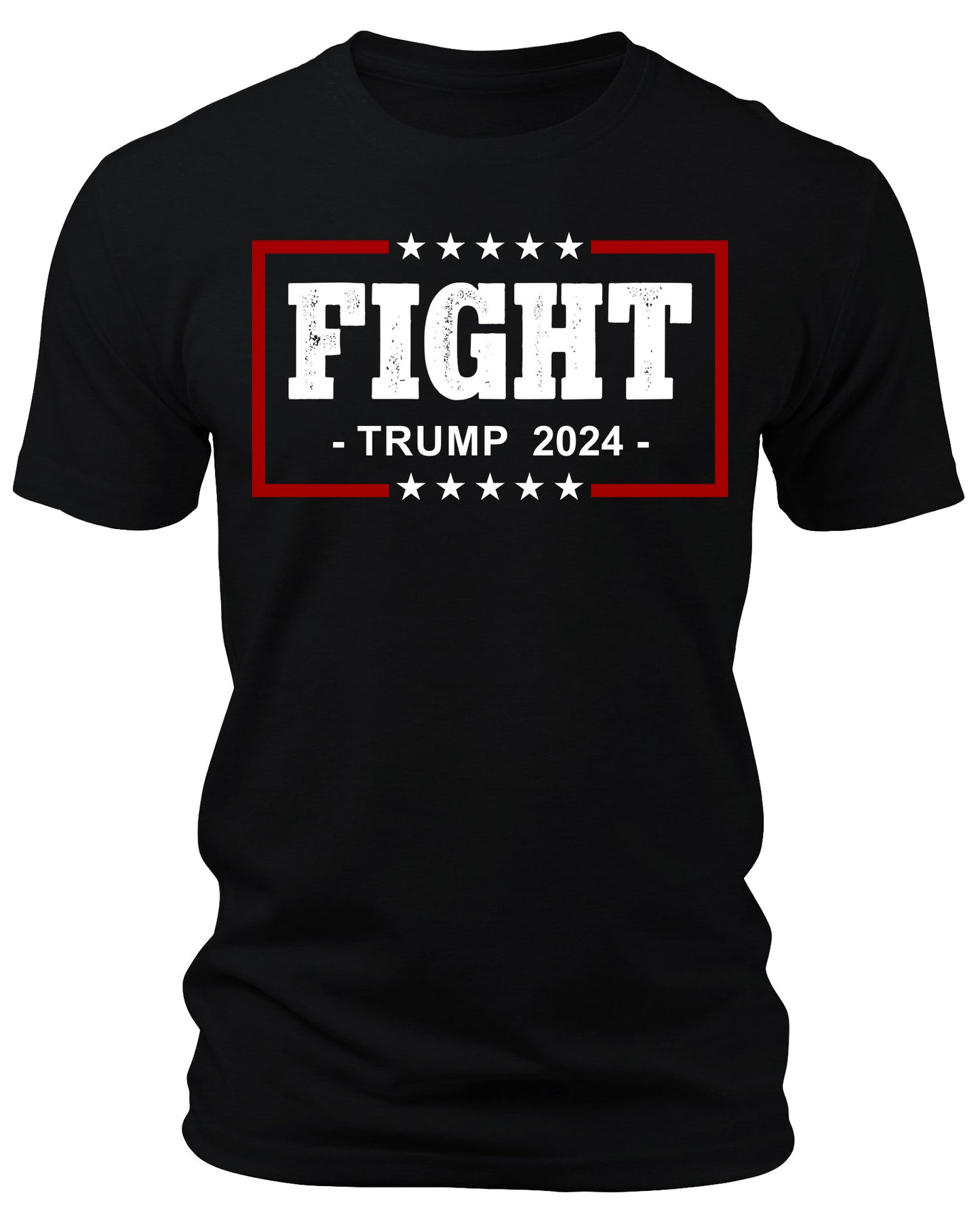 Men's Trump 2024 Fight T-Shirts Patriotic Short Sleeve Crewneck Graphic Tees