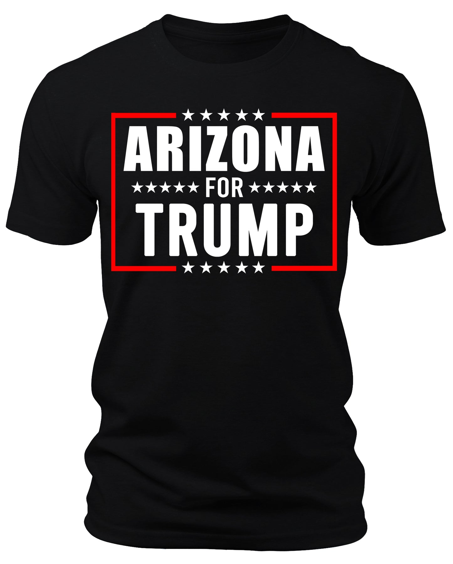 Men's Arizona for Trump 2024 T-Shirts Short Patriotic Sleeve Crewneck Graphic Tees