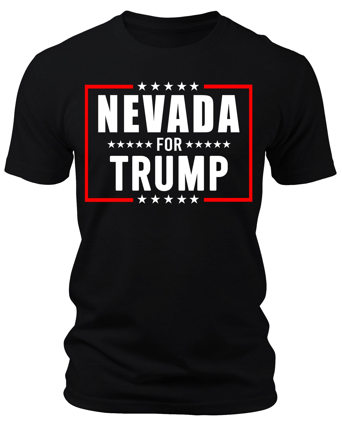 Men's Nevada for Trump 2024 T-Shirts Short Patriotic Sleeve Crewneck Graphic Tees