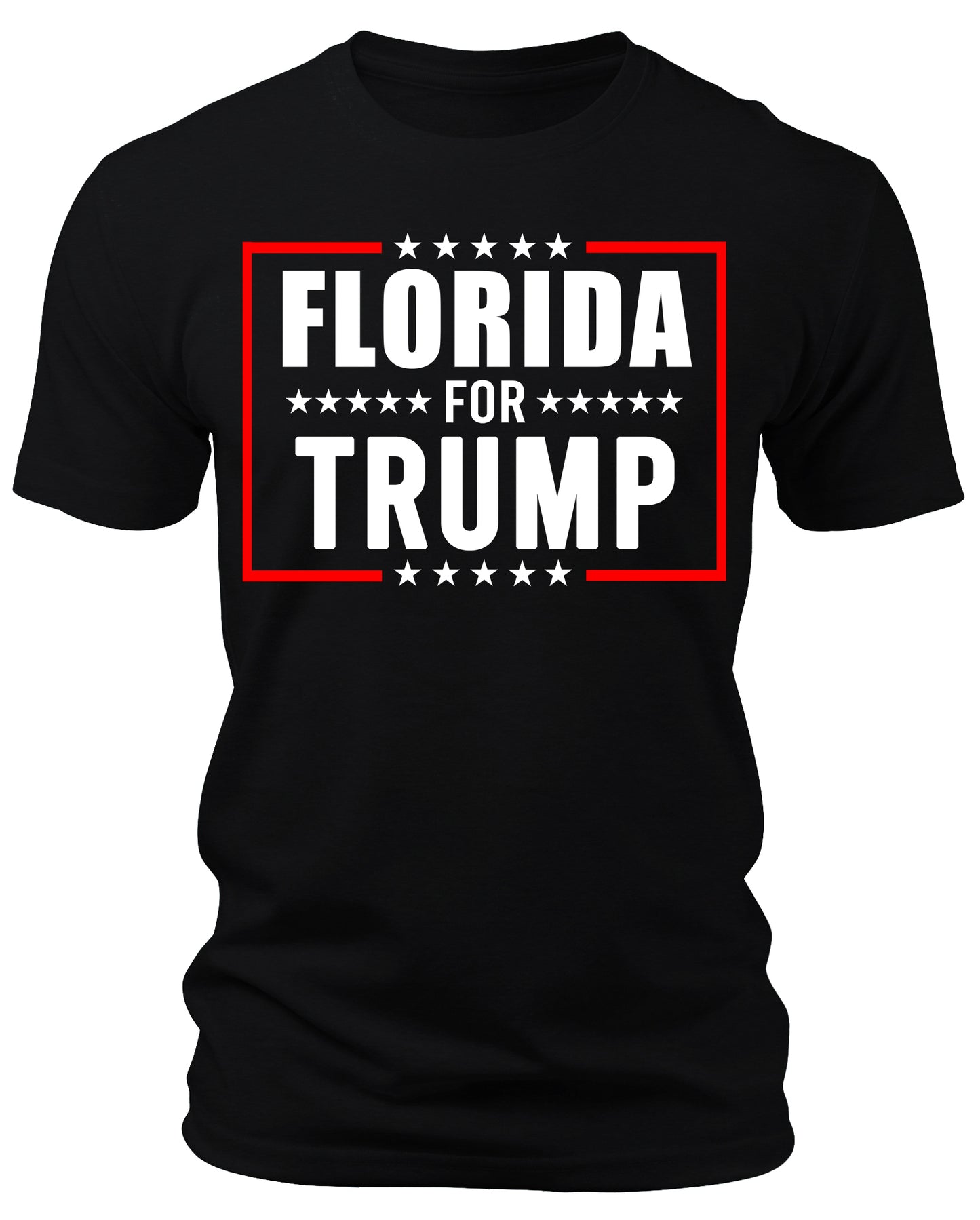 Men's Florida for Trump 2024 T-Shirts Short Patriotic Sleeve Crewneck Graphic Tees