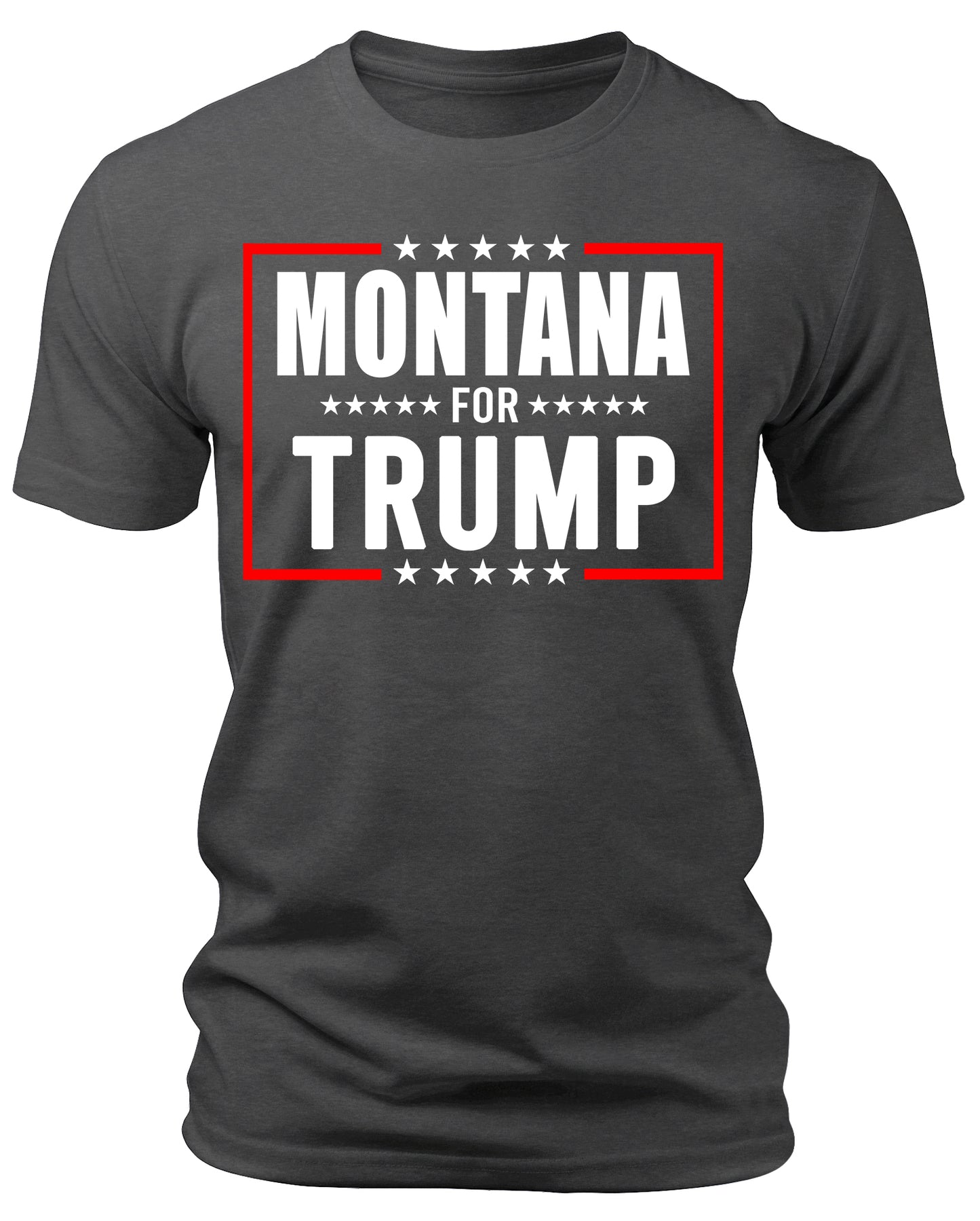 Men's Montana for Trump 2024 T-Shirts Short Patriotic Sleeve Crewneck Graphic Tees