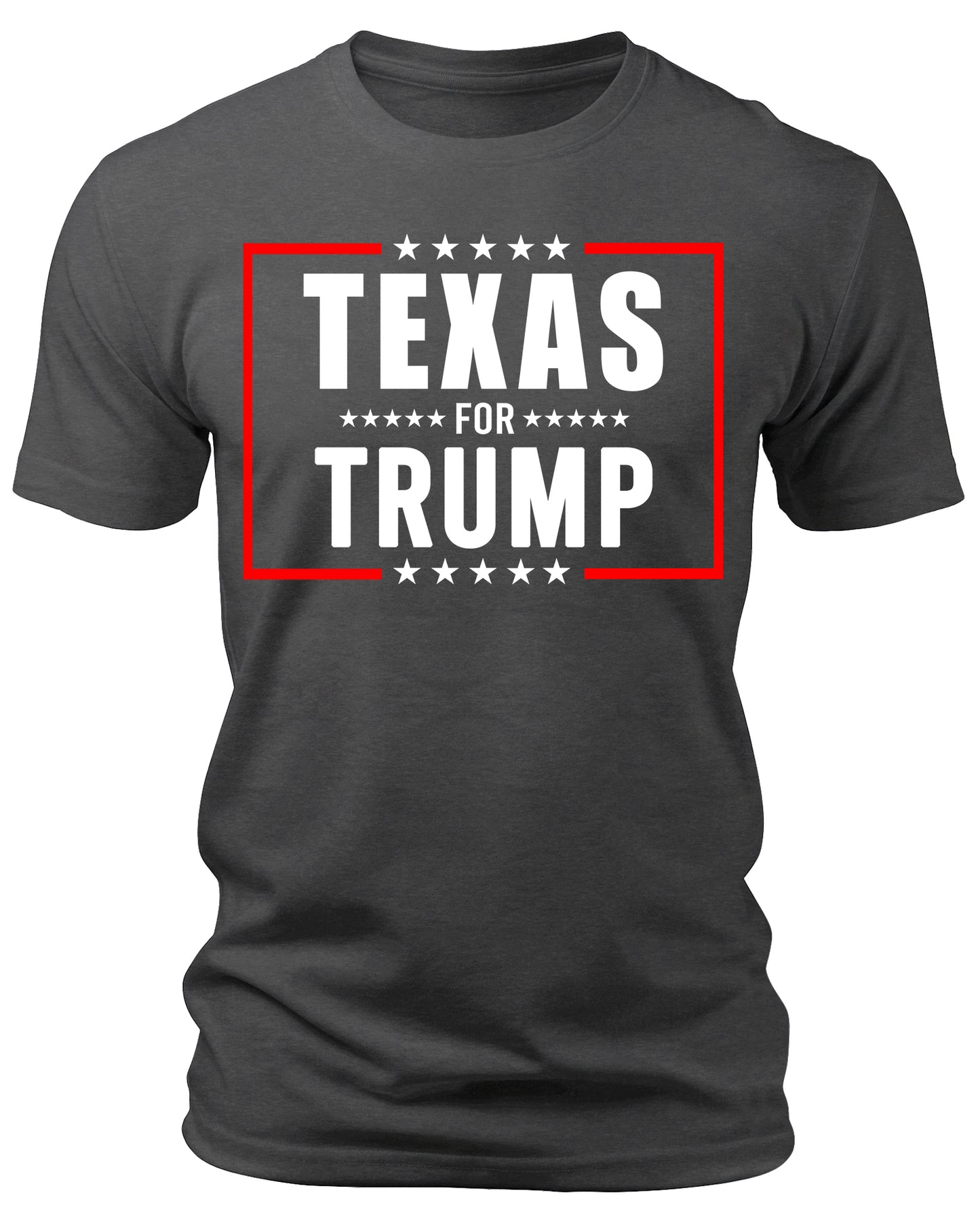 Men's Texas for Trump 2024 T-Shirts Short Patriotic Sleeve Crewneck Graphic Tees