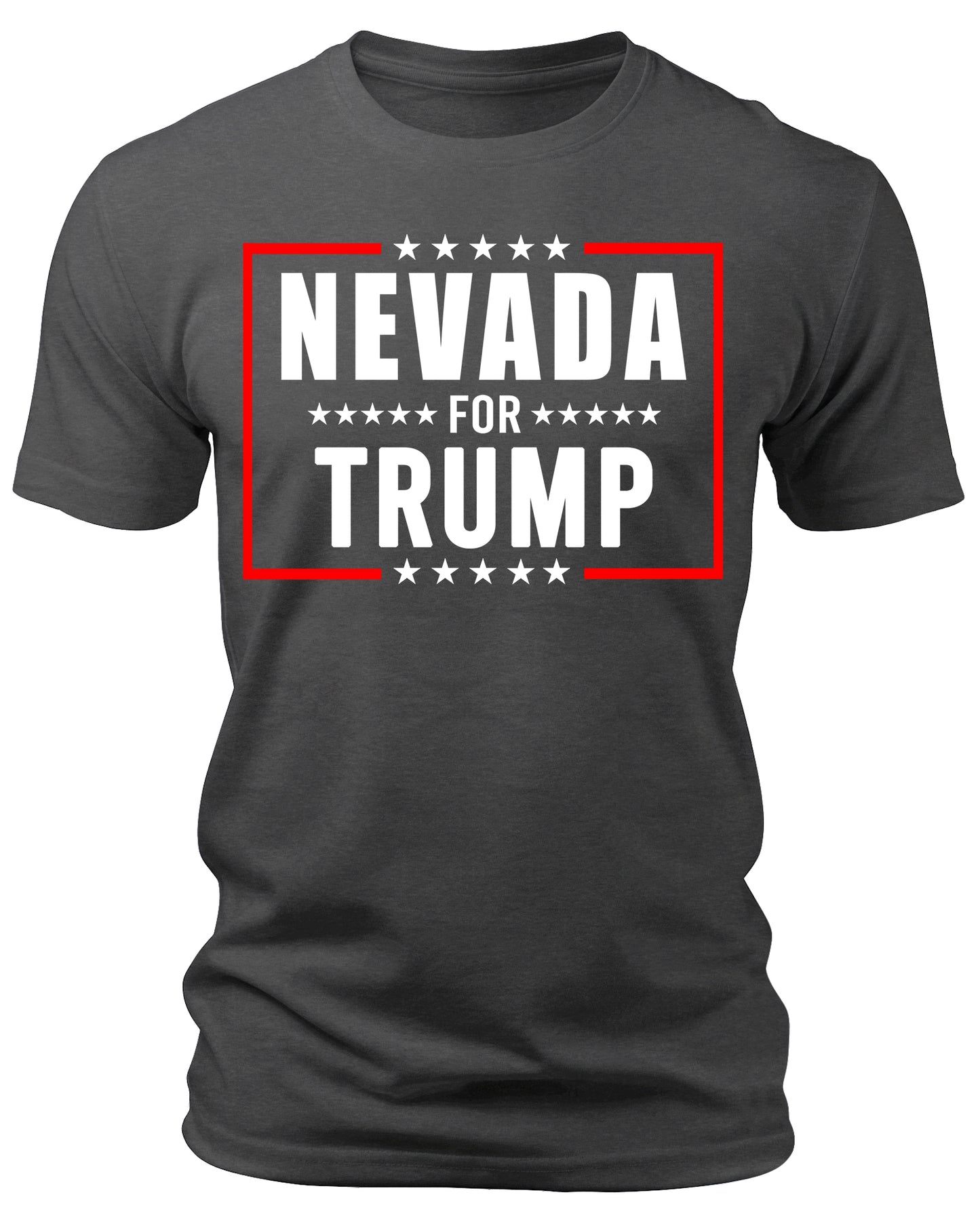 Men's Nevada for Trump 2024 T-Shirts Short Patriotic Sleeve Crewneck Graphic Tees