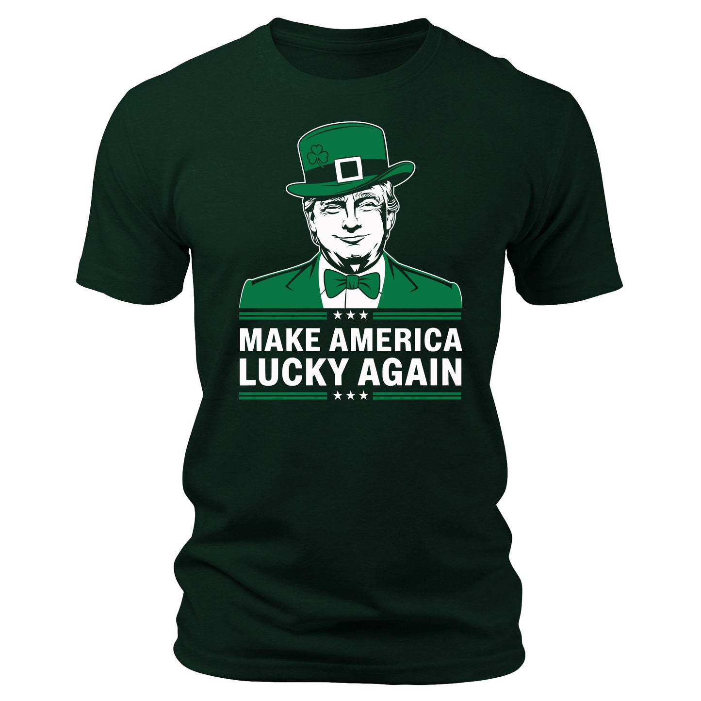 Make America Lucky Again Funny Trump St. Patrick's Day T-Shirt