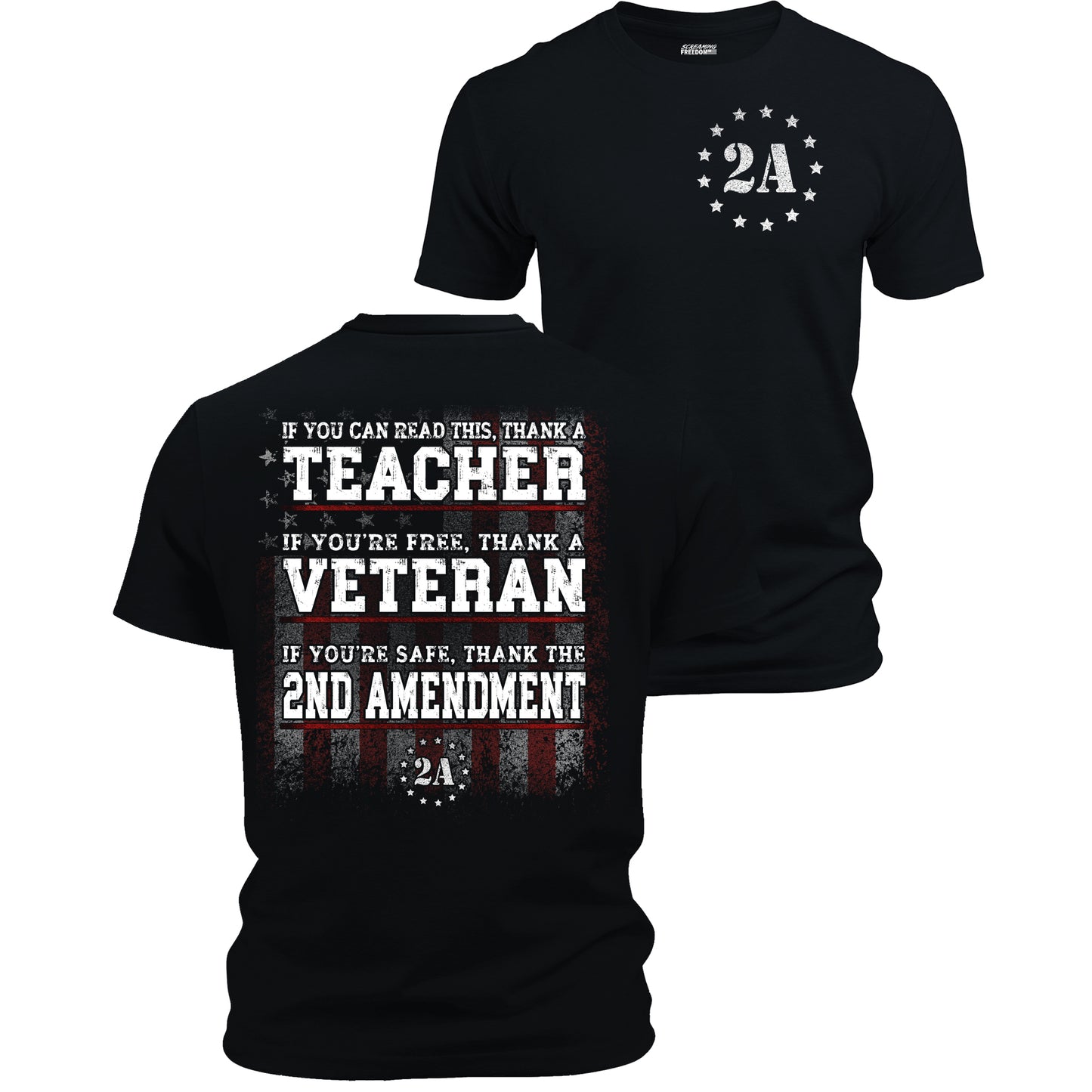 If You're Free 2A Patriotic Graphic Tee