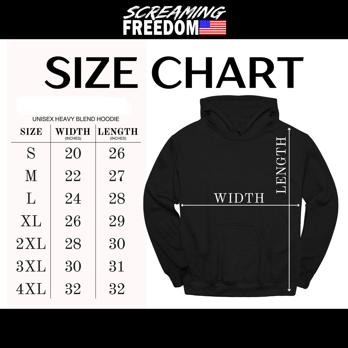 Land Of The Free Because Of The Brave American Eagle Flag Hoodie Patriotic Heavy Blend Hooded Sweatshirt