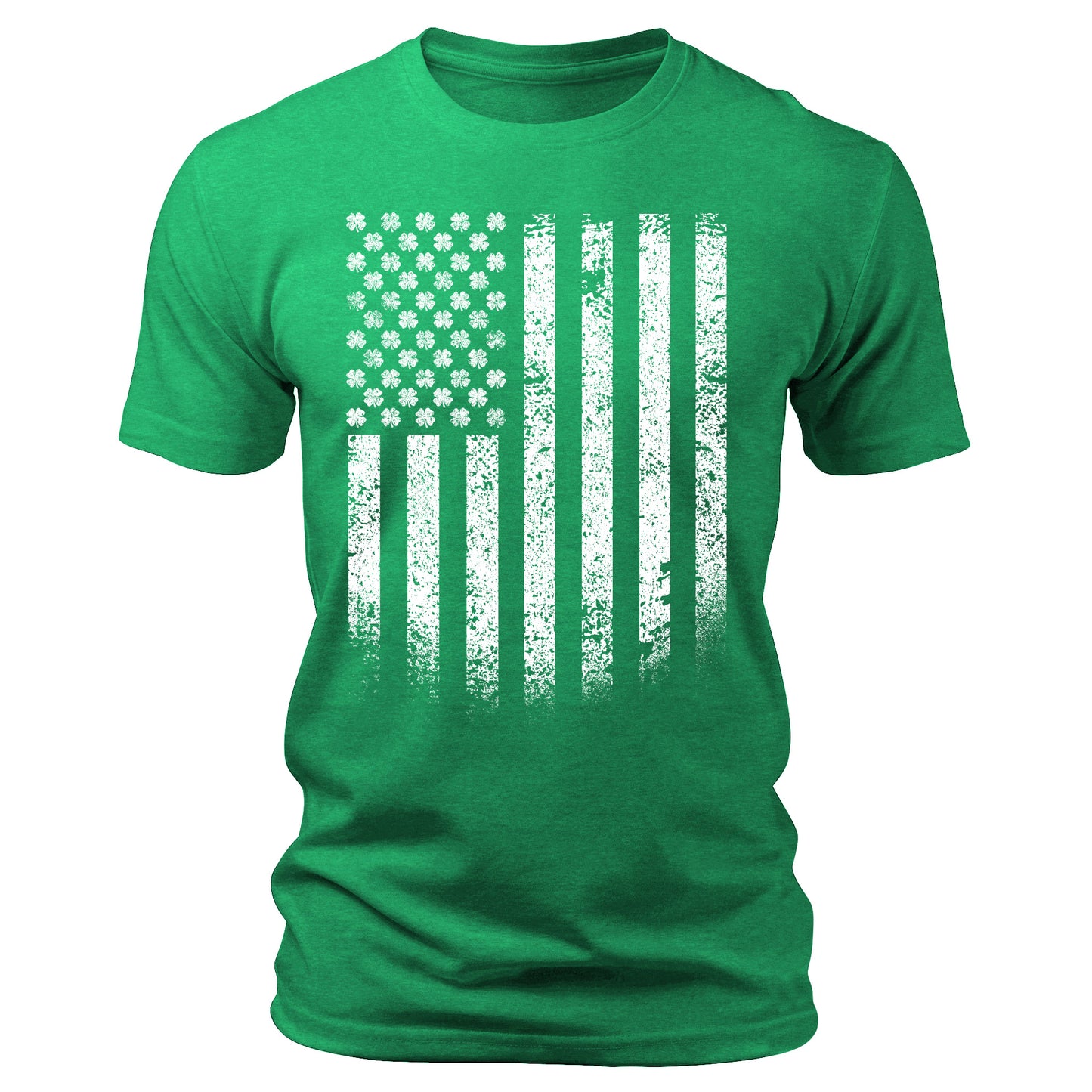 American Shamrock Flag Patriotic St. Patrick's Day T-Shirt