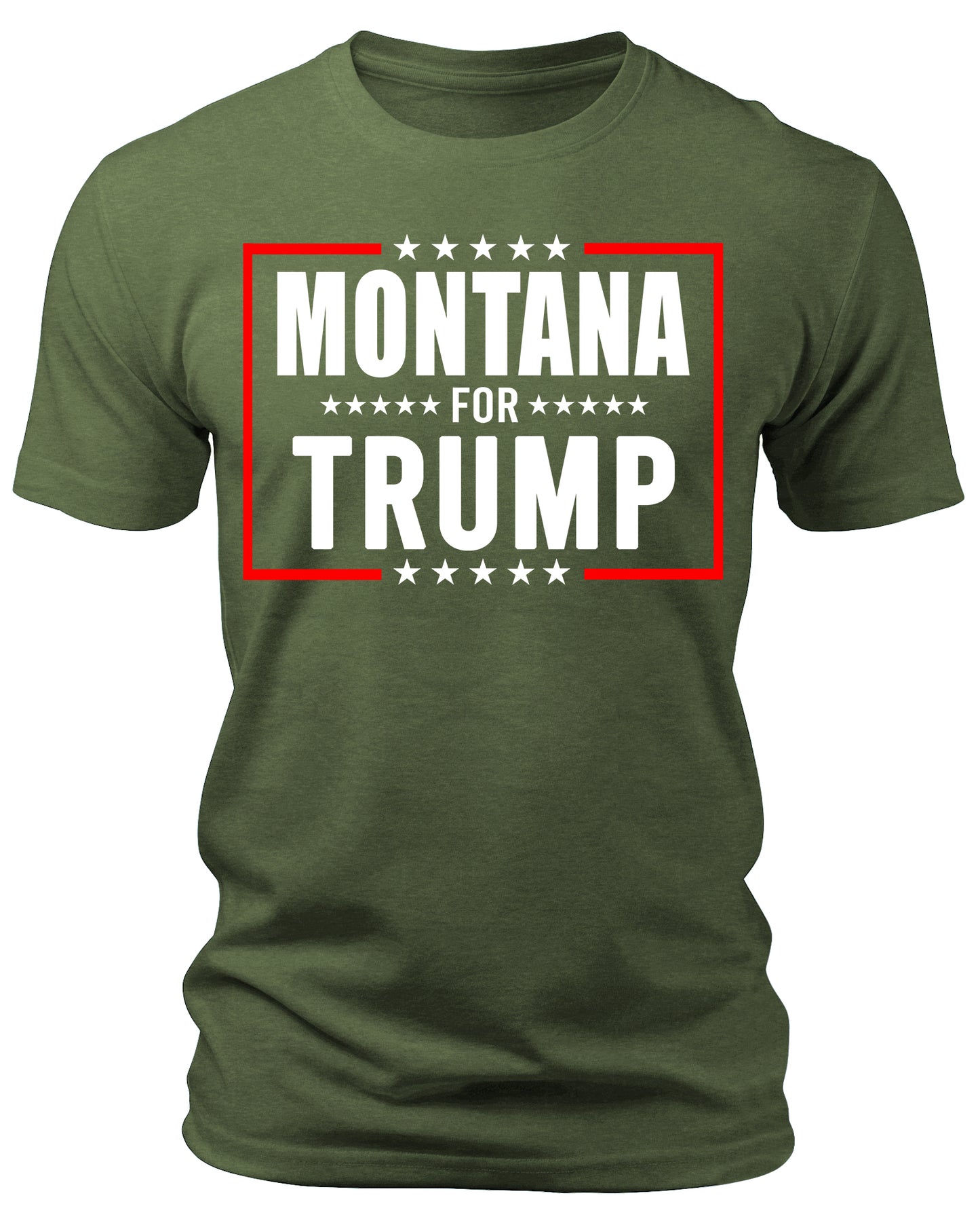 Men's Montana for Trump 2024 T-Shirts Short Patriotic Sleeve Crewneck Graphic Tees