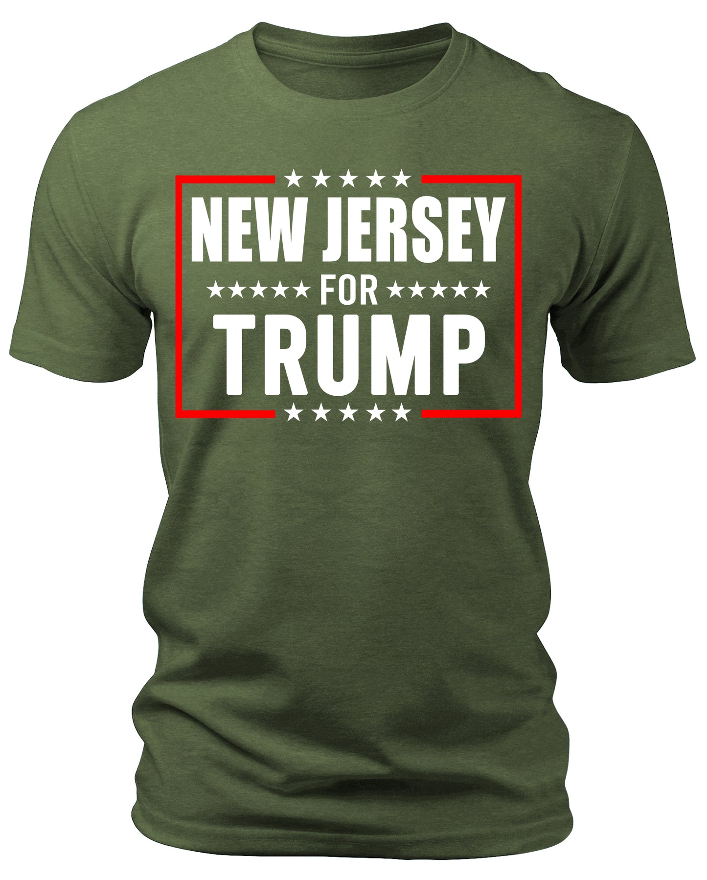 Men's New Jersey for Trump 2024 T-Shirts Short Patriotic Sleeve Crewneck Graphic Tees