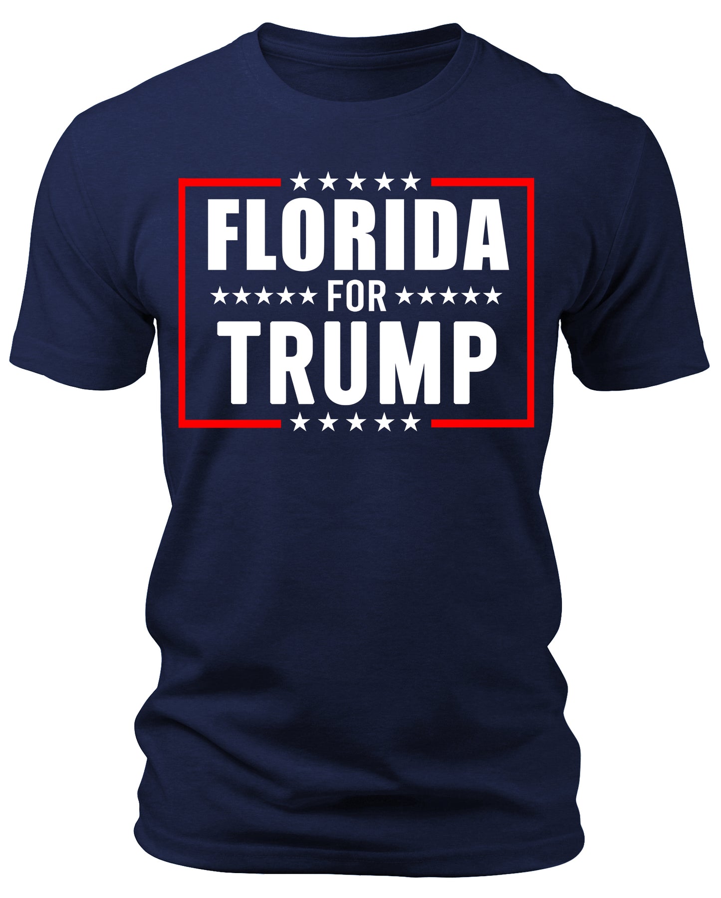 Men's Florida for Trump 2024 T-Shirts Short Patriotic Sleeve Crewneck Graphic Tees