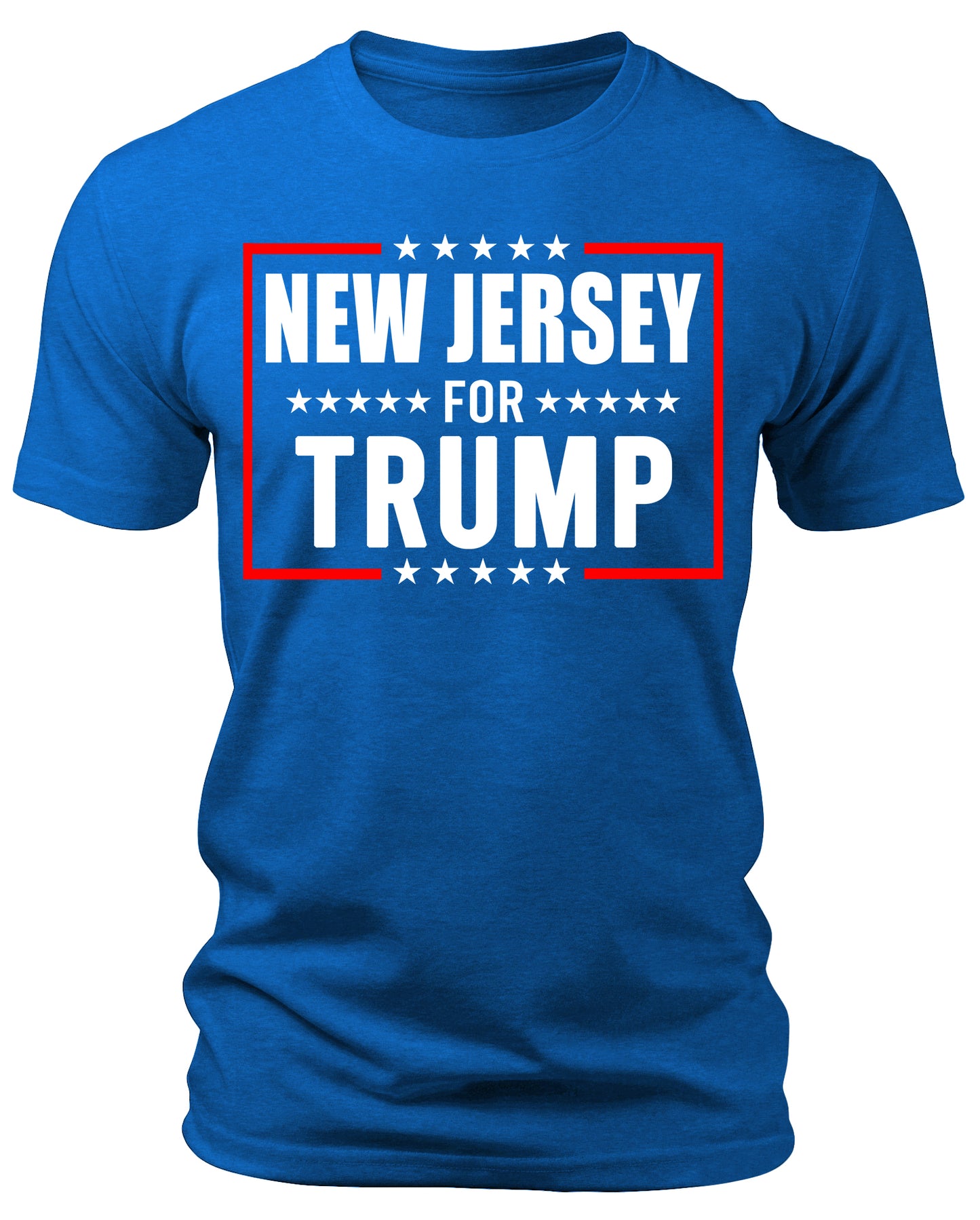 Men's New Jersey for Trump 2024 T-Shirts Short Patriotic Sleeve Crewneck Graphic Tees