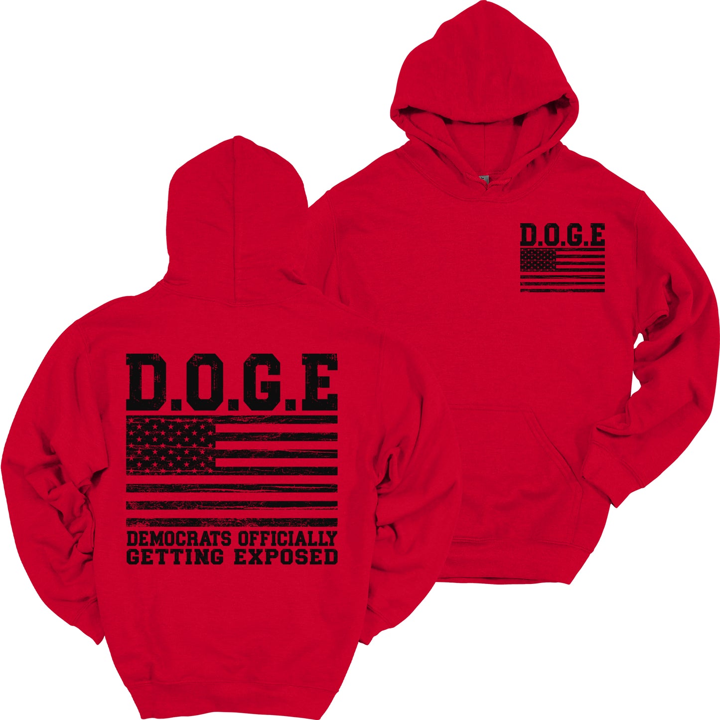 D.O.G.E. Exposed Heavy Blend Hoodie