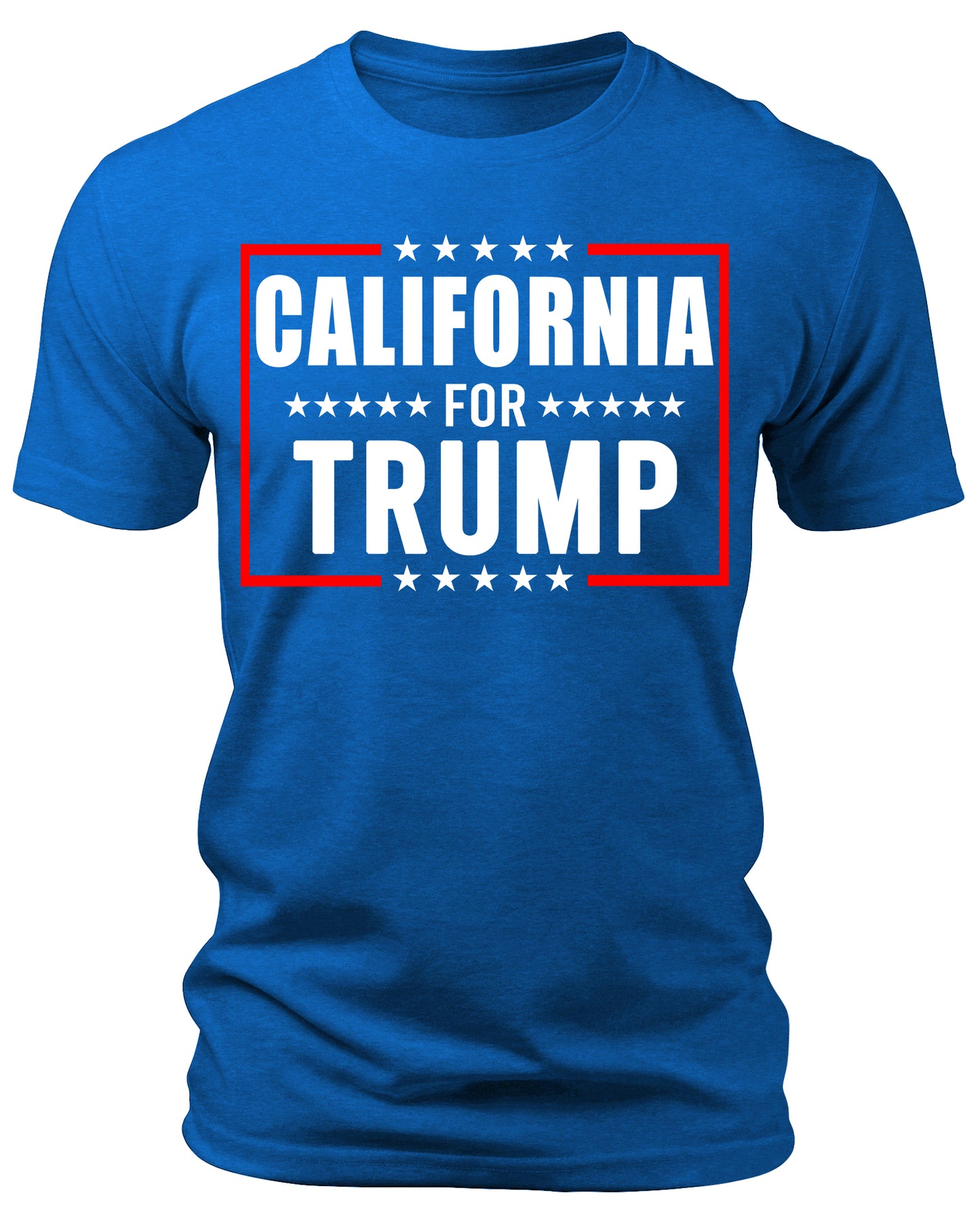 Men's California for Trump 2024 T-Shirts Short Patriotic Sleeve Crewneck Graphic Tees