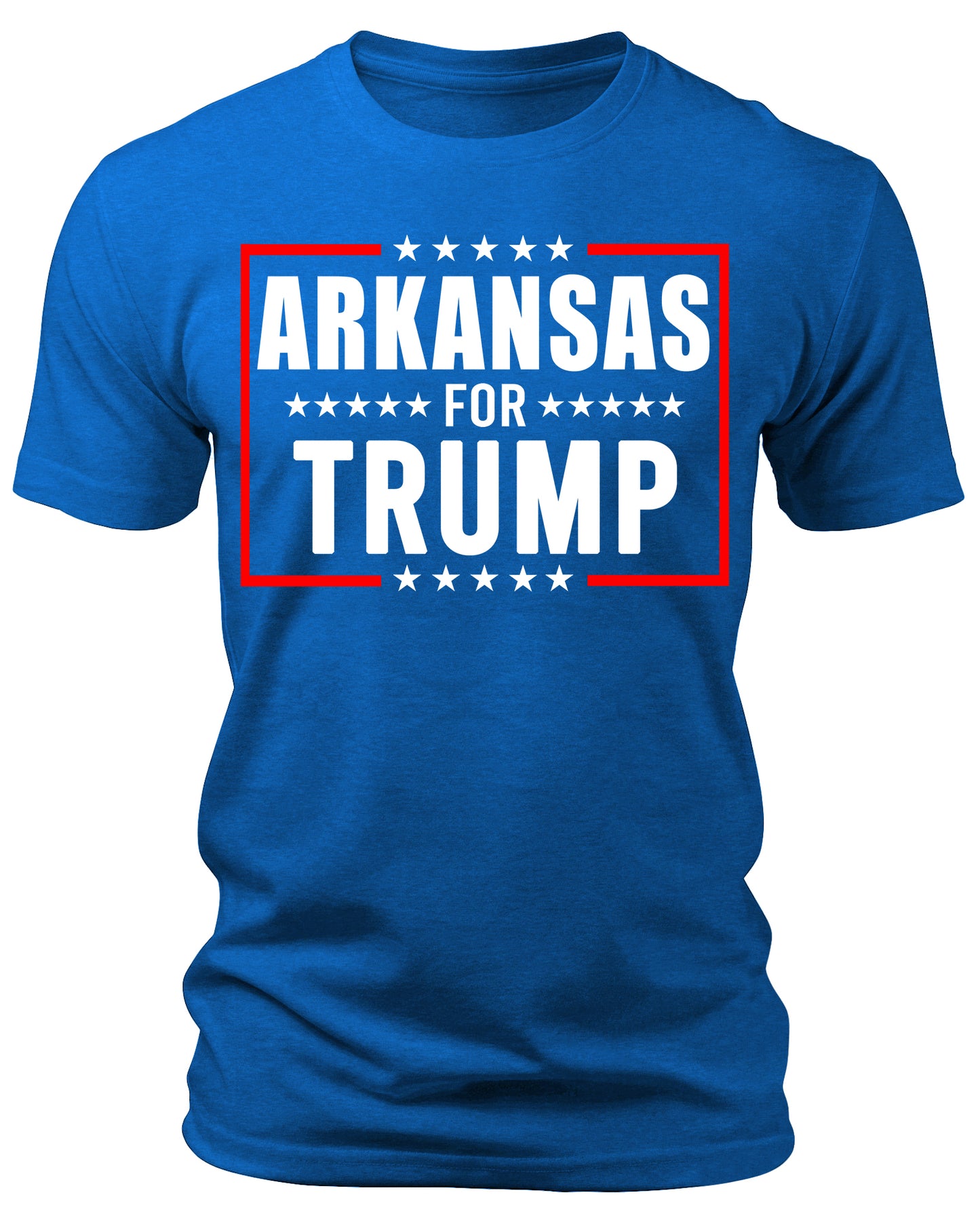 Men's Arkansas for Trump 2024 T-Shirts Short Patriotic Sleeve Crewneck Graphic Tees