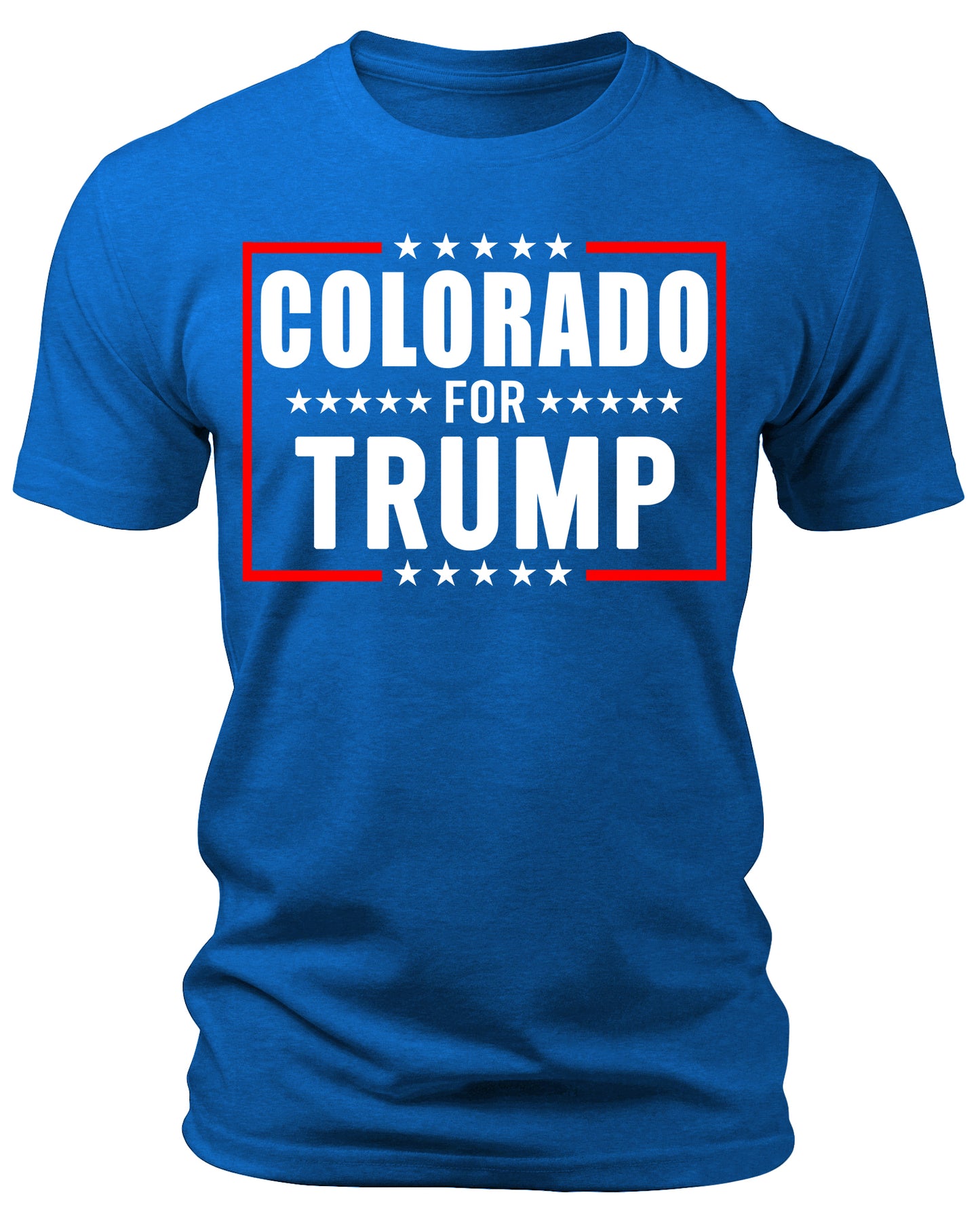 Men's Colorado for Trump 2024 T-Shirts Short Patriotic Sleeve Crewneck Graphic Tees